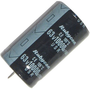 10000u/63V 105°, 30x51 RM10, kondenzátor elektrolytický radiální, Snap