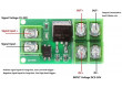 Výkonový spínač MOSFET PWM, modul s IRF530