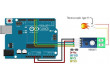 Teplotní sonda 800°C + převodník termočlánku ”K” MAX6675 pro Arduino