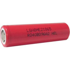 Nabíjecí článek Li-Ion ICR18650 3,7V/2500mAh LGDBHE21865