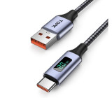 Kabel USB 3.0 konektor USB A / USB-C 1m s wattmetrem
