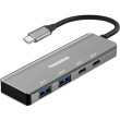 USB-C hub 5G SuperSpeed na 2x USB 3.2 C +2x USB 3.2 A, Aluminum