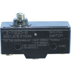 Mikrospínač Z-15GD-B 250VAC/15A