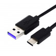 Kabel USB 2.0 konektor USB A / USB-C 1m, černé
