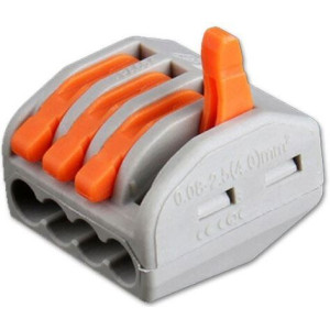 Rychlospojka PCT-214 se svorkou pro kabely 0,08-2,5mm2