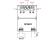 Digitální termostat W1401, -9 až 99°C