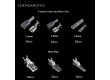 Sada fastonů 2,8; 4,8; 6,3mm s krytkami - 180ks