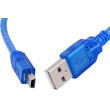 Kabel USB 2.0 konektor USB-A / USB-Mini B (5 pinů) 1m