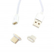 Nabíjecí kabel USB A / USB micro s magnetickou koncovkou