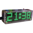 Digitální hodiny LED matrix s teploměrem - zelené, STAVEBNICE