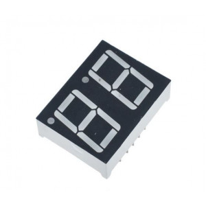 Displej LED 210801B, 8.8. modrý, společná anoda, (35,8x25,8mm)