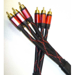 Kabel 3xCinch-3xCinch, 1m