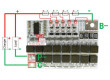 Ochranný obvod a balancér pro 4 LiFePO4 články, proud do 100A