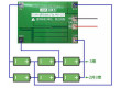 Ochranný obvod a balancér pro 3 Li-Ion články 18650, proud do 40A