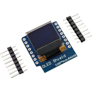 Displej OLED 0,66” mini, 64x48 znaků, IIC/I2C