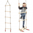 Dřevěný provazový žebřík, 190cm