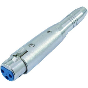 Redukce JACK 6,3 mono zdířka/XLR 3p zdířka