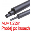 Smršťovací bužírka s lepidlem 12,7/4,2mm černá, balení 1,22m