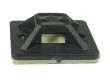 Držák stahovací pásky plochý 25x25mm černý