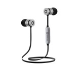 Powerton W2, bezdrátová bluetooth sluchátka, bezdrátová černo-stříbrná
