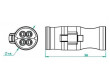 Rychlospojka LT-724 se svorkou pro kabely 0,75-2,5mm2