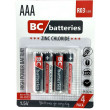 Baterie BC batteries 1,5V AAA(R03), Zn-Cl, balení 4ks