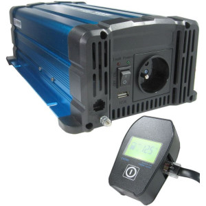 Měnič napětí 12V/230V 1000W FS1000, čistá sinusovka, D.O. drátové
