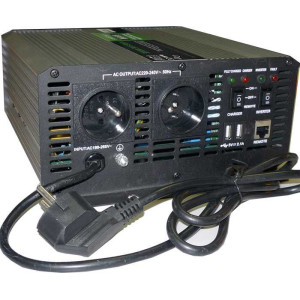 Měnič napětí+UPS 12V/230V/600W, CARSPA CPS600, čistá sinusovka