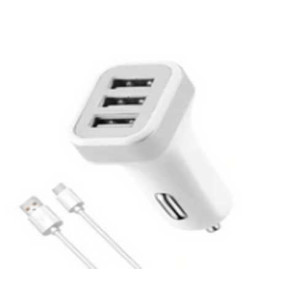 Autoadaptér 12V/5V 3x USB 3,1 A, 2,0 A a 1A