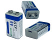Nabíjecí baterie Li-ion 9V 650mAh 6F22, GTF, napájení USB