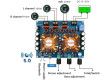 Bluetooth přijímač a zesilovač 2x160W+220W s TDA7498E, modul XH-A128