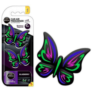 Osvěžovač vzduchu FANCY SHAPES BUTTERFLY, Borůvka