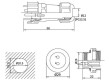 Konektor a zdířka SP/SD20-5P vodotěsný na kabel a panel
