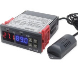 Digitální termostat a hygrostat STC-3028, napájení 12VDC