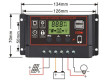 Solární regulátor PWM BL915C 12-24V/30A+USB pro různé baterie