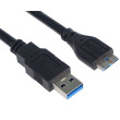 Kabel USB 3.0 konektor USB A / Micro-USB typ B 0,5m