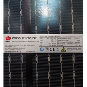 Fotovoltaický solární panel DMEGC 400W, DM400M10-B54HBB 1708x1134x35mm