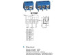 Svorkovnice do DPS 3P KF301-3P RM=5mm, zelená