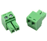 Svorkovnice násuvná 2P- část se svorkami, KF2EDGK-2P, RM=3,81mm