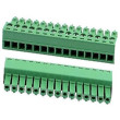Svorkovnice násuvná 15P- část se svorkami, KF2EDGK-15P, RM=3,81mm