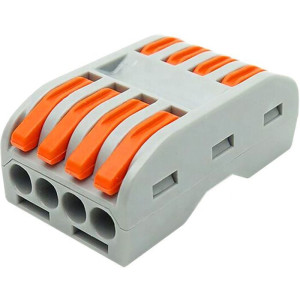 Rychlospojka PCT-224 /SPL-4/ se svorkou pro kabely 0,75-2,5mm2