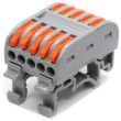 Rychlospojka PCT-225D pro kabely 0,08-4mm2 na DIN lištu
