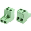 Svorkovnice násuvná 2P- část se svorkami, KF2EDGK-2P, RM=5,08mm
