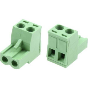 Svorkovnice násuvná 2P- část se svorkami, KF2EDGK-2P, RM=5,08mm