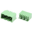 Svorkovnice násuvná 3P- část do DPS, KF2EDGV-3P, RM=5,08mm