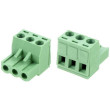 Svorkovnice násuvná 3P- část se svorkami, KF2EDGK-3P, RM=5,08mm