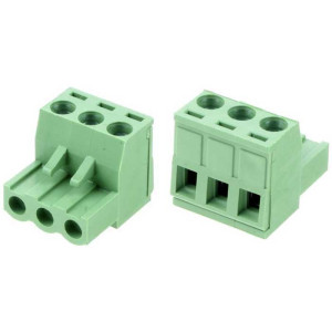 Svorkovnice násuvná 3P- část se svorkami, KF2EDGK-3P, RM=5,08mm