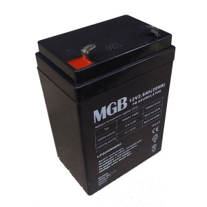 Pb akumulátor MGB VRLA AGM 12V/2,6Ah