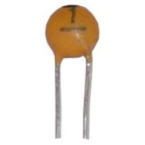 1pF/50V, RM=2,54, keramický kondenzátor