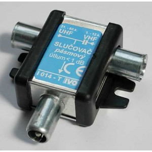 Slučovač VHF(-) + UHF(DC) "T"